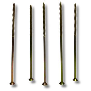 Premium JSA Fixings Chipboard Screws - 6x180mm, 100 PCS | Rare Size